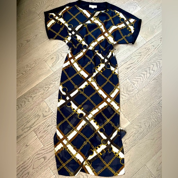 Michael Kors Dresses & Skirts - Micheal Kors blue chains maxi dress